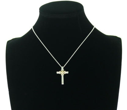 Tiffany&Co. Necklace Signature Cross 925 Sterling