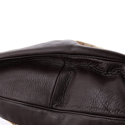 Gucci Diana Bamboo Shoulder Bag Gg Canvas Medium