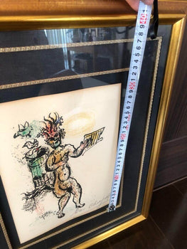Marc Chagall Original Lithograph Print With Coa