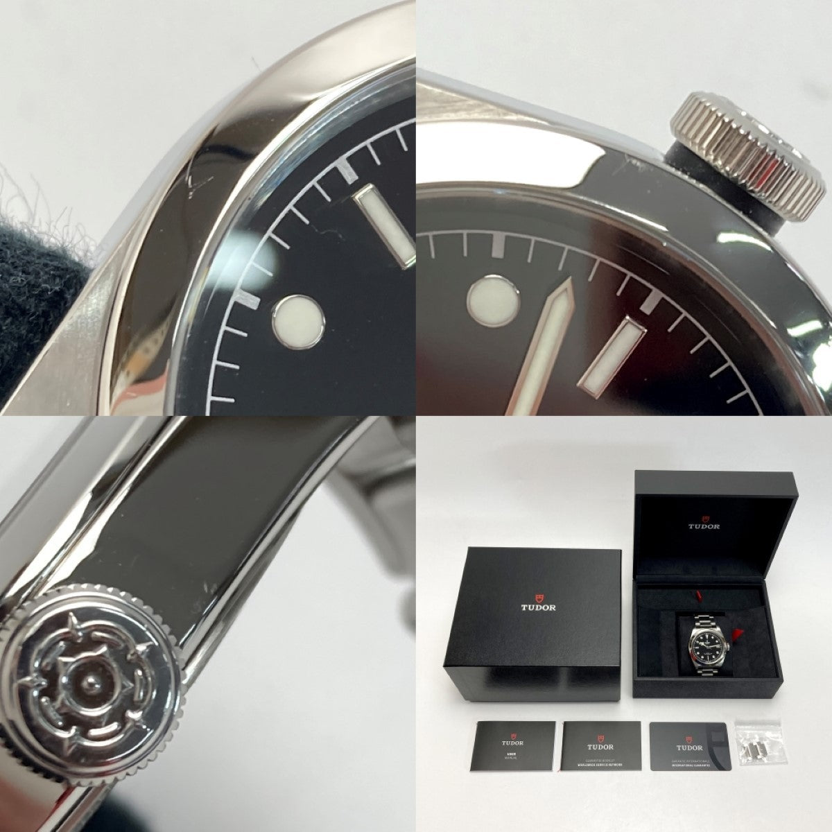 Tudor 79540 Black Case Size 41Mm Band Size 18Cm Men'S Used Watch #4101