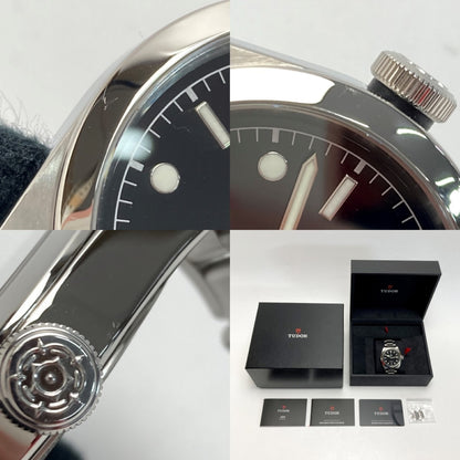 Tudor 79540 Black Case Size 41Mm Band Size 18Cm Men'S Used Watch #4101