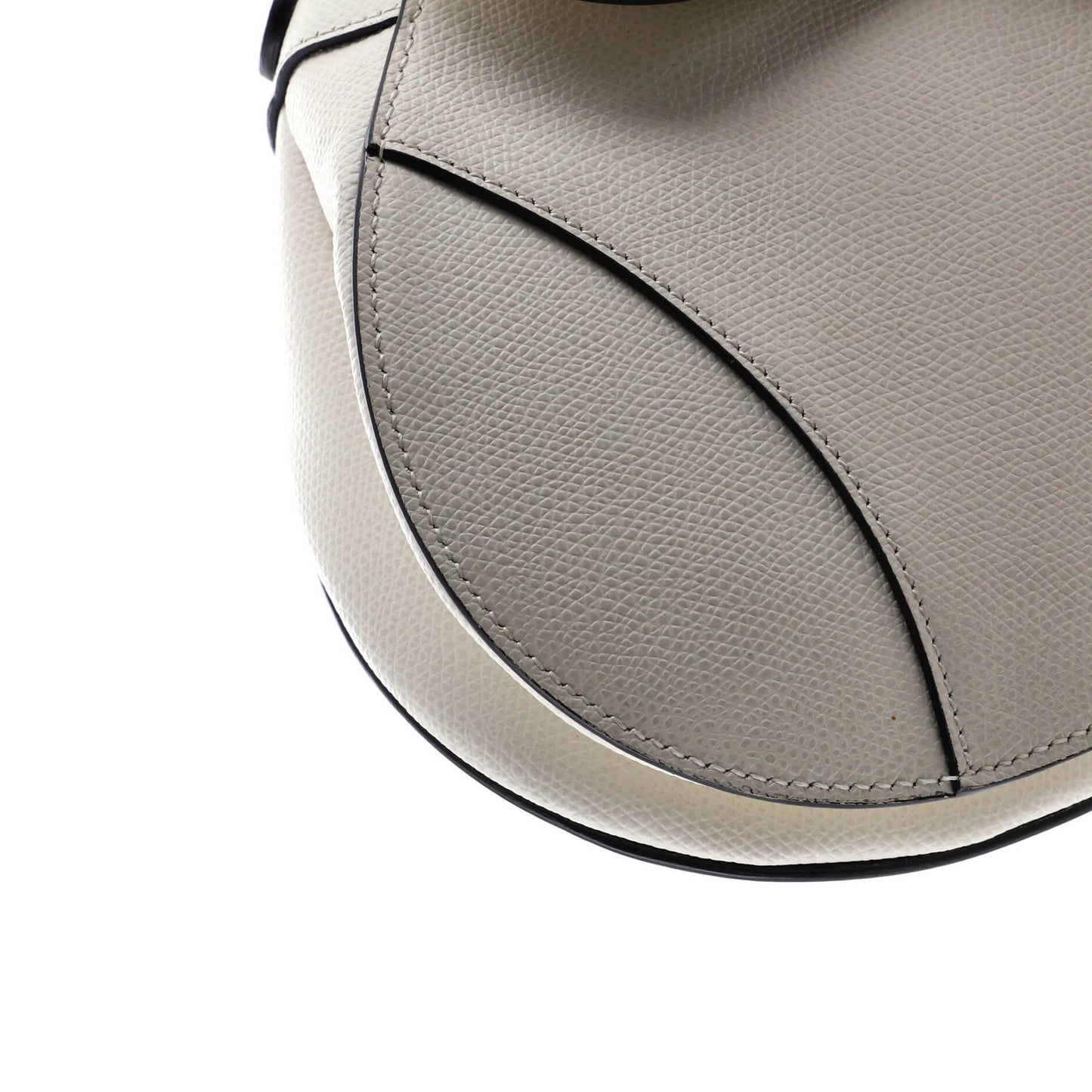 Christian Dior Saddle Handbag Leather Medium