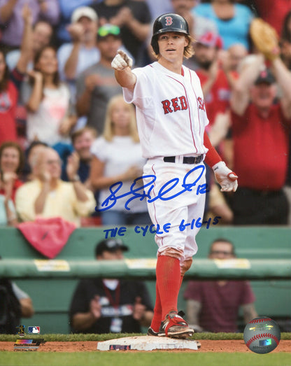 Photo Brock Holt Autographed 8x10