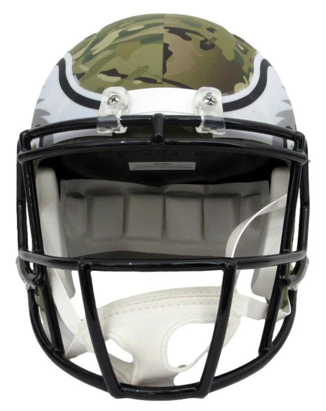 Brian Dawkins Hof Autographed Full Size Camo