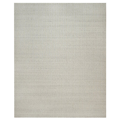 12'X15' Ivory Hand Loomed Xl Rug Salt And Pepper Effect Natural Wool