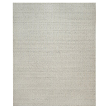 12'X15' Ivory Hand Loomed Xl Rug Salt And Pepper Effect Natural Wool