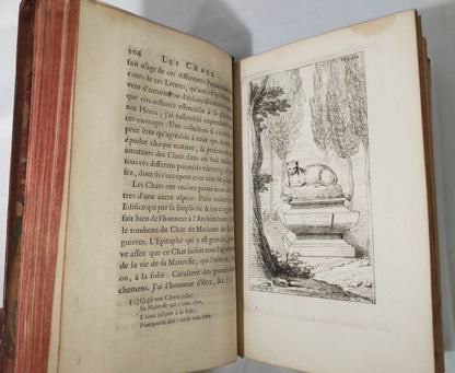 Les Chats  Moncrif  1727 First Edition  Worlds First Book On Cats  Complete