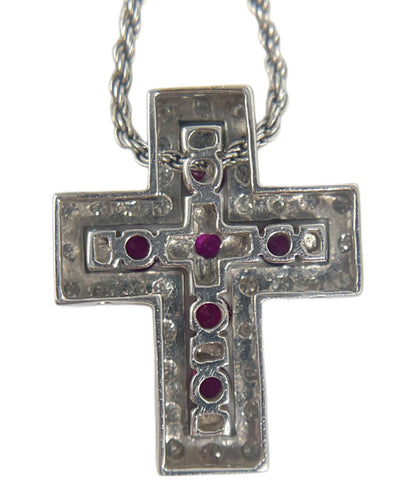 Damiani Belle Epoque Cross Necklace
