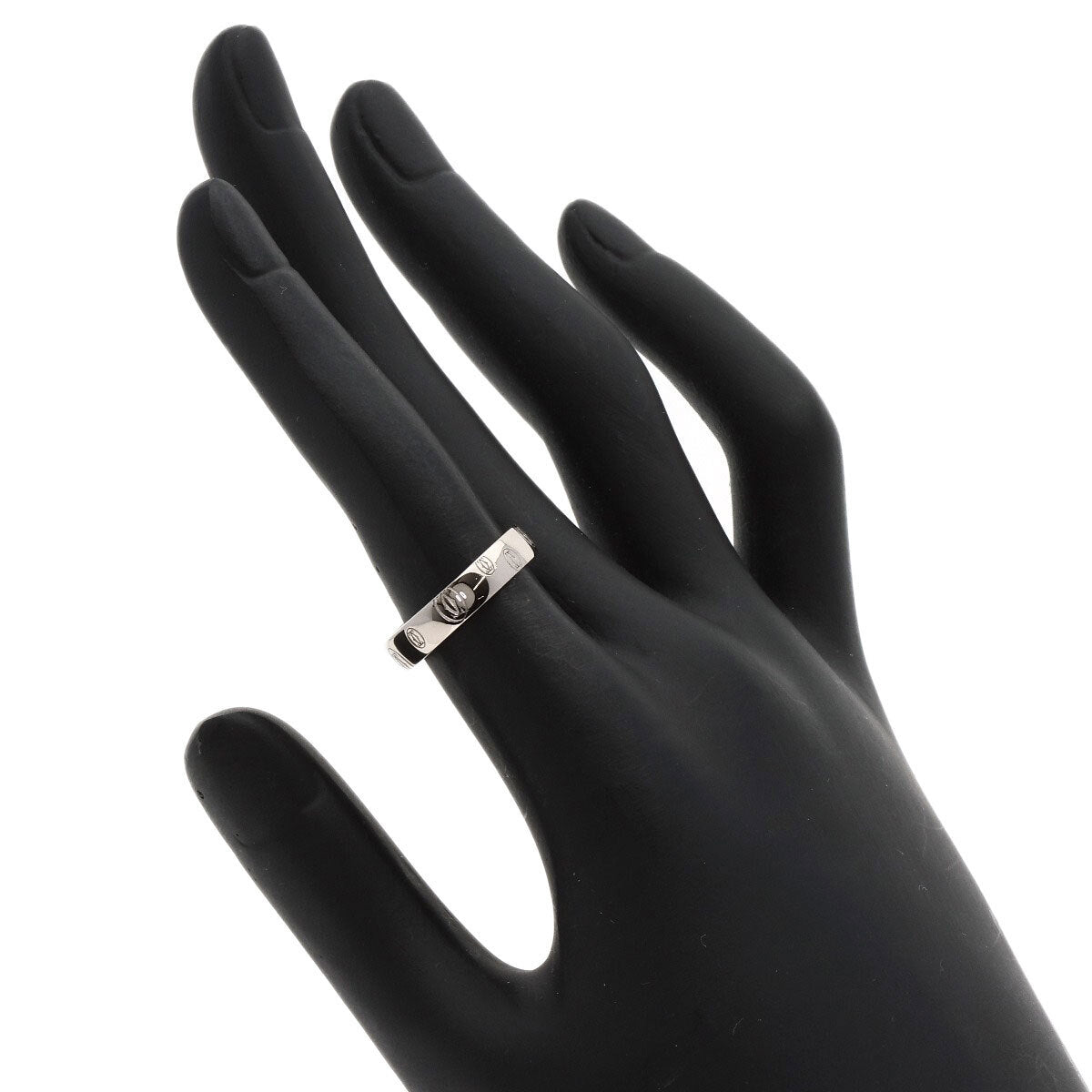 Cartier   Ring Happy Birthday # 49 K18 White Gold