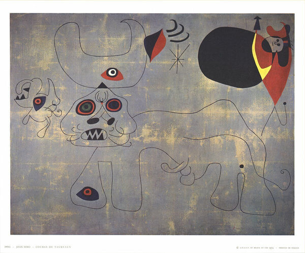 Joan Miro The Bullfight 