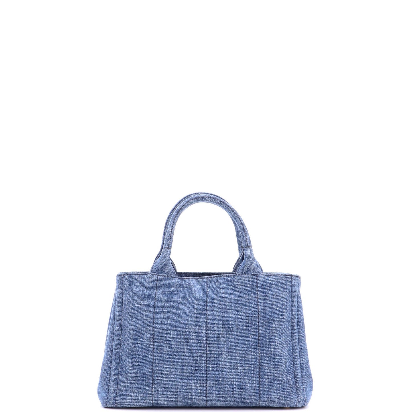 Prada Canapa Convertible Tote Denim Mini