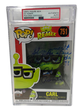 Ed Asner Autographed Dinsey Remix Funko Pop (Psa)