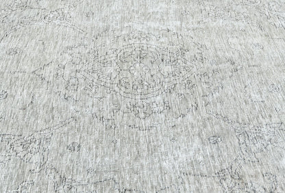 Vintage Stone-Washed Oriental Rug Distressed