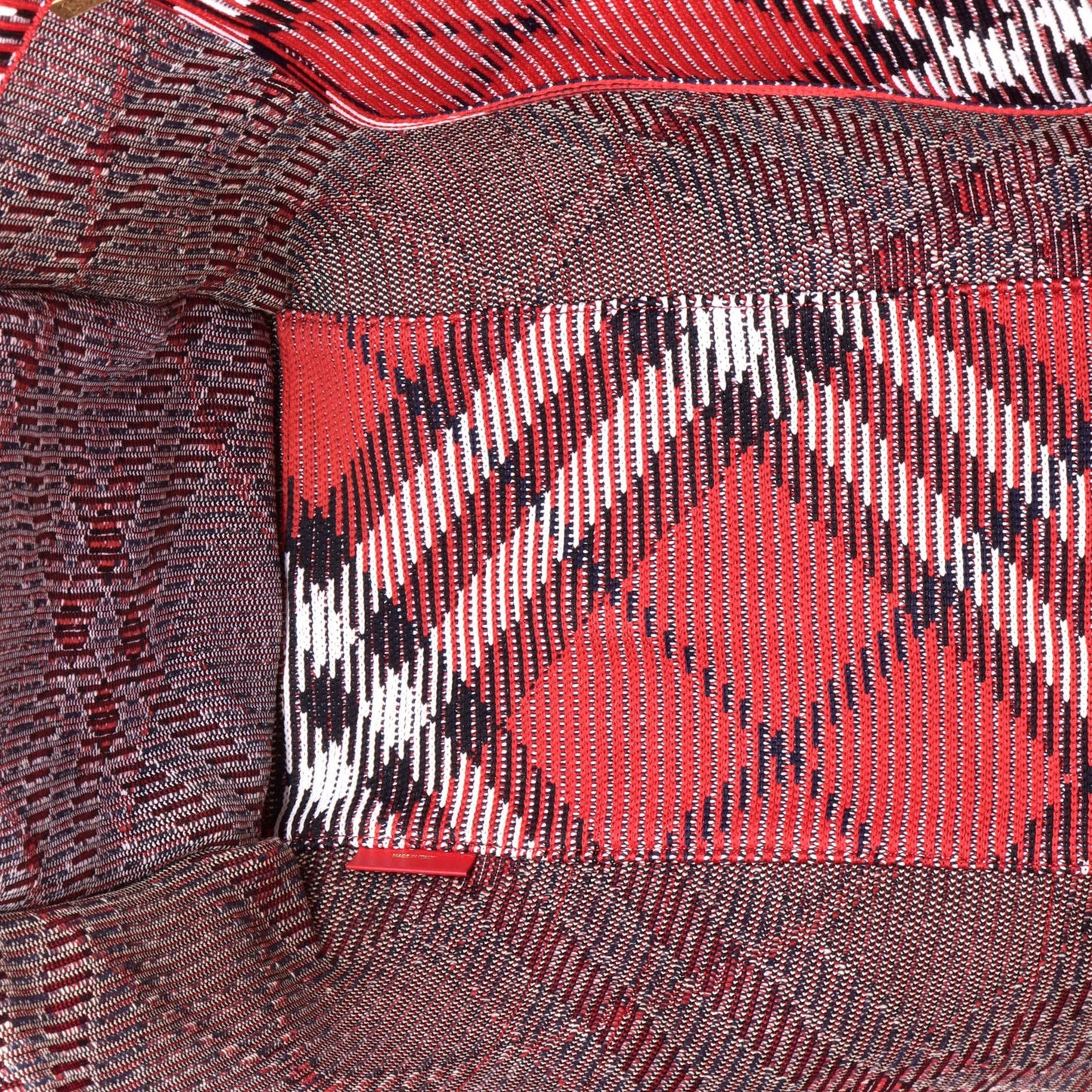 Burberry Shopper Tote Knit Check Jacquard Medium