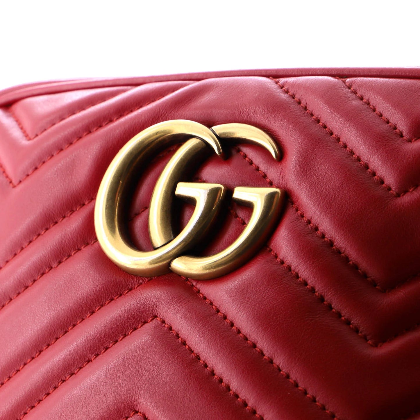 Gucci Gg Marmont Shoulder Bag Matelasse Leather Small