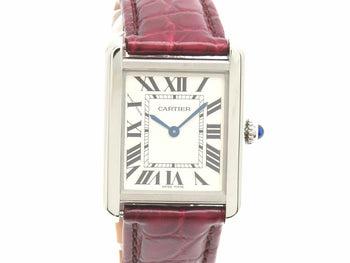 Cartier W5200005 Tank Solo Sm ?Third-Party Leather Strap Quartz