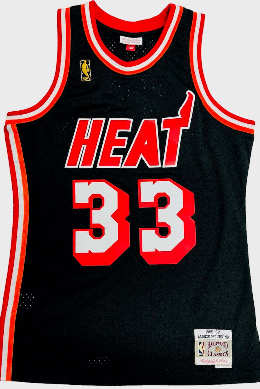 Alonzo Mourning Autographed Mitchell & Ness Authentic Jersey (Jsa)