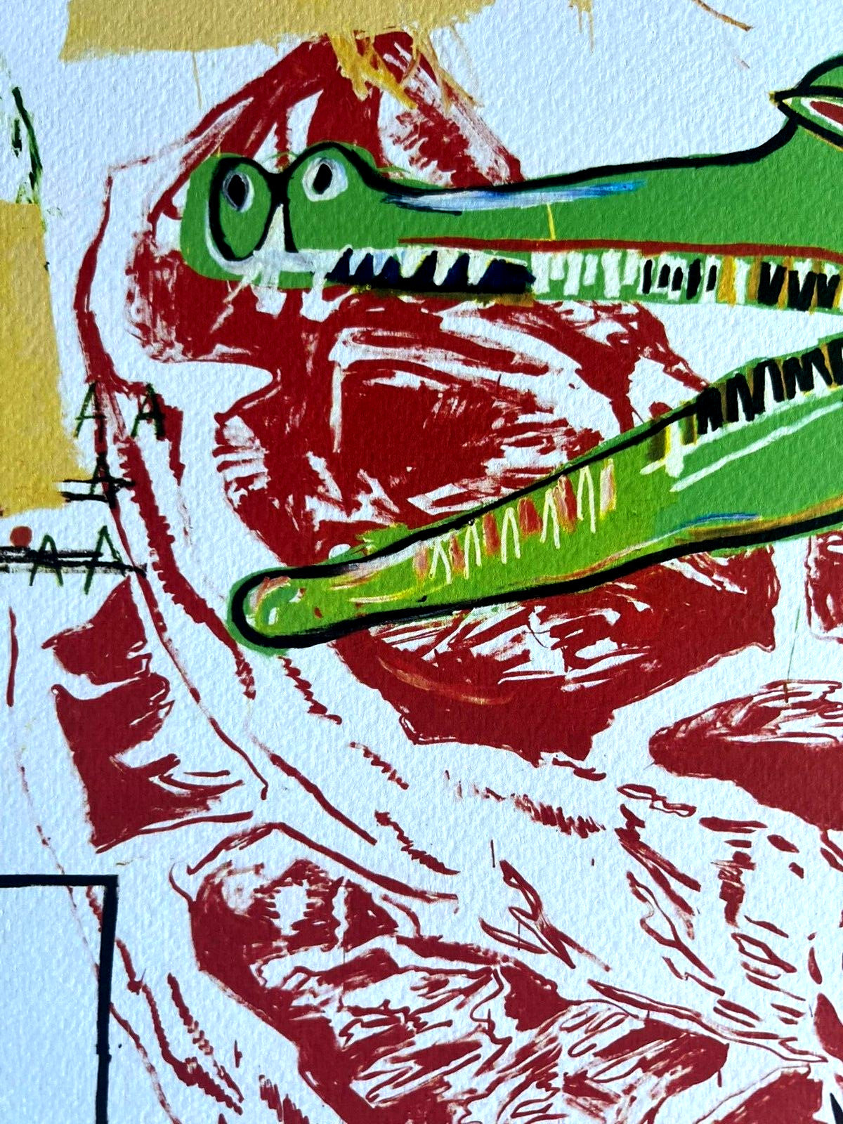 Andy Warhol X Jean-Michel Basquiat Lithograph Coa Signed Numbered 180Ex