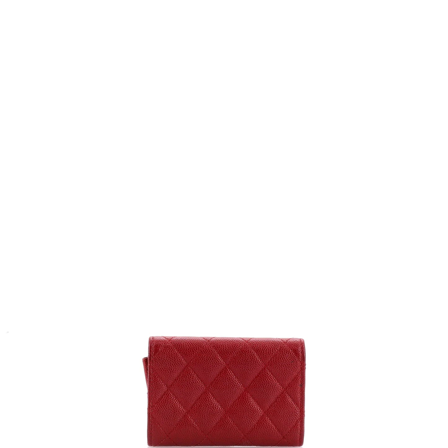 Chanel Classic Flap Card Case Quilted Caviar
