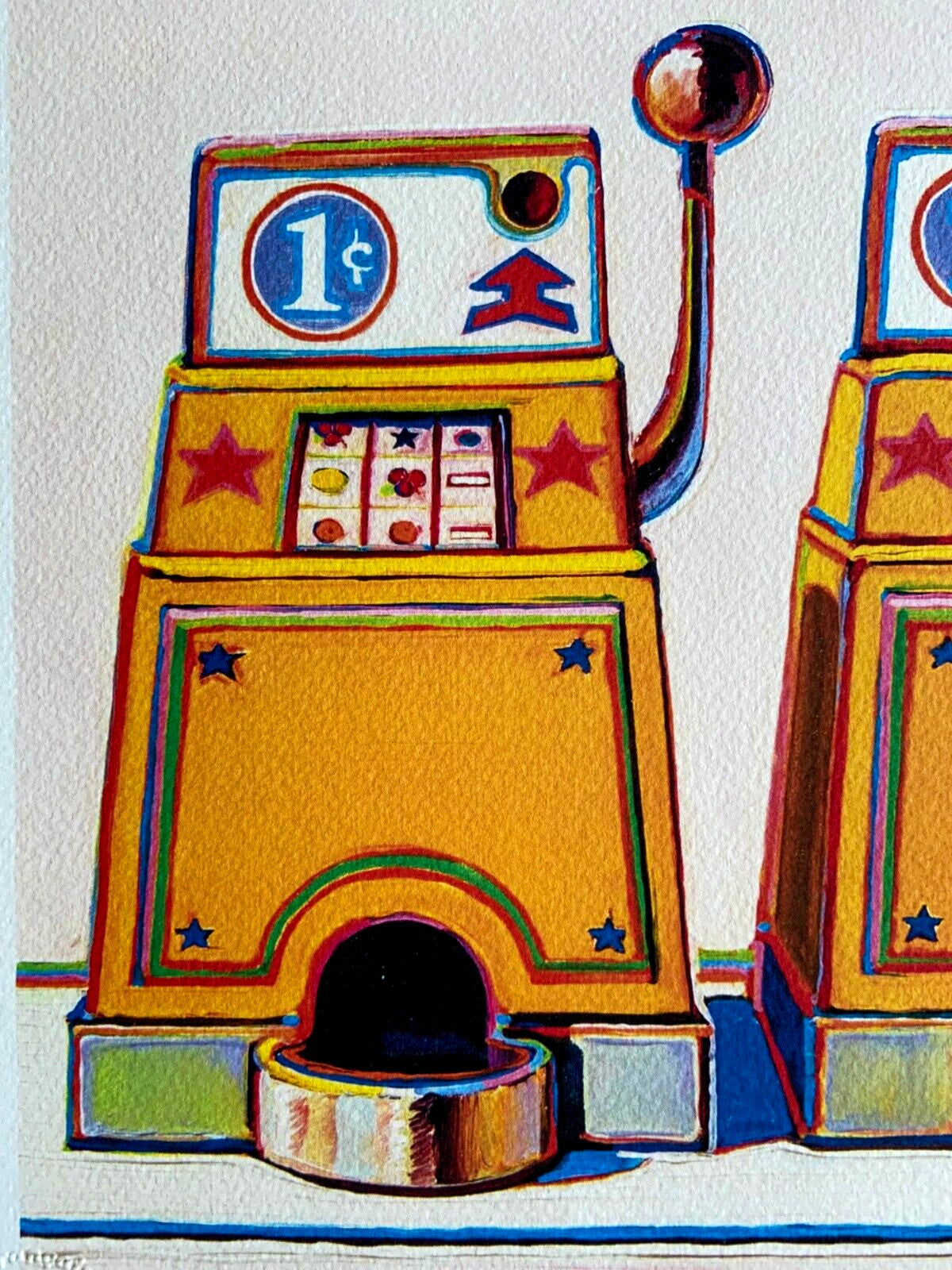 Wayne Thiebaud Lithograph Coa Signed Op Numbered