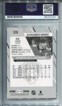 Aleksander Barkov Autographed O-Pee-Chee Card Psa Auto Grade 10
