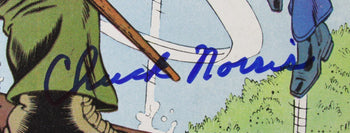 Chuck Norris Autographed Comic Book May 3, 1987 