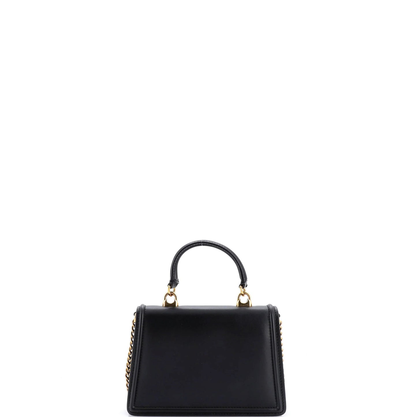 Dolce & Gabbana Devotion Top Handle Bag Leather Small