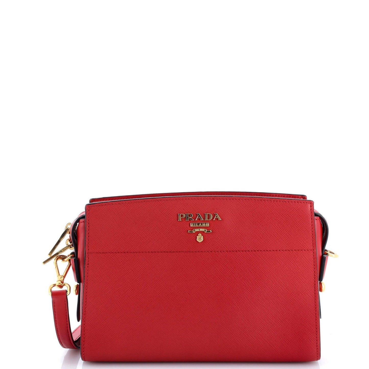 Prada Bibliotheque Crossbody Saffiano Leather