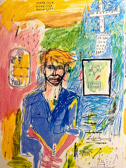Jean-Michel Basquiat Lithograph Signed Numbered In Pencil