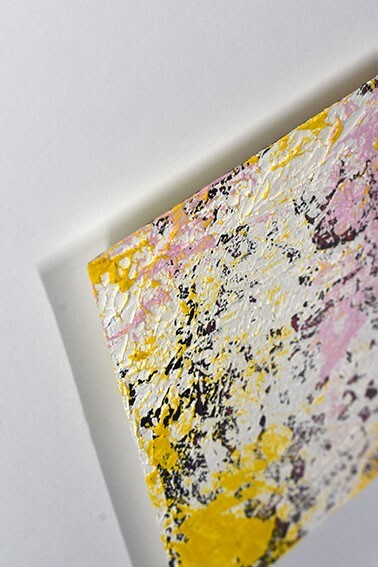 Steven Cox Oil on Paper Original Paintings Unique Work Abstract 2015 Y/ P