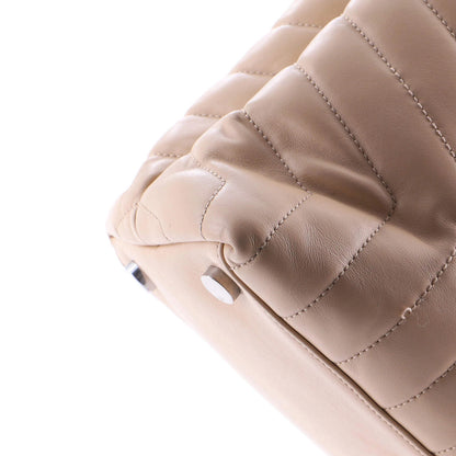 Saint Laurent Loulou Tote Matelasse Chevron Leather Large