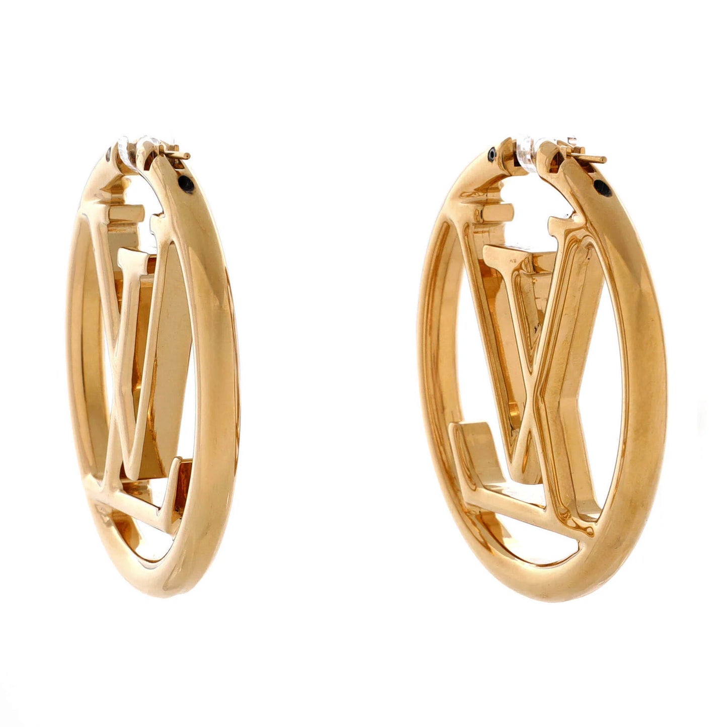Louis Vuitton Louise Hoop Earrings Metal Gm