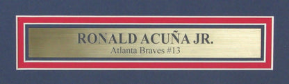 Ronald Acuna Jr. Atlanta Braves Signed/Auto 16X20 Photo Framed Beckett 164989