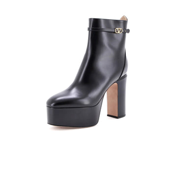 Valentino Garavani Women'S Tan-Go Platform Ankle Boots Leather 120