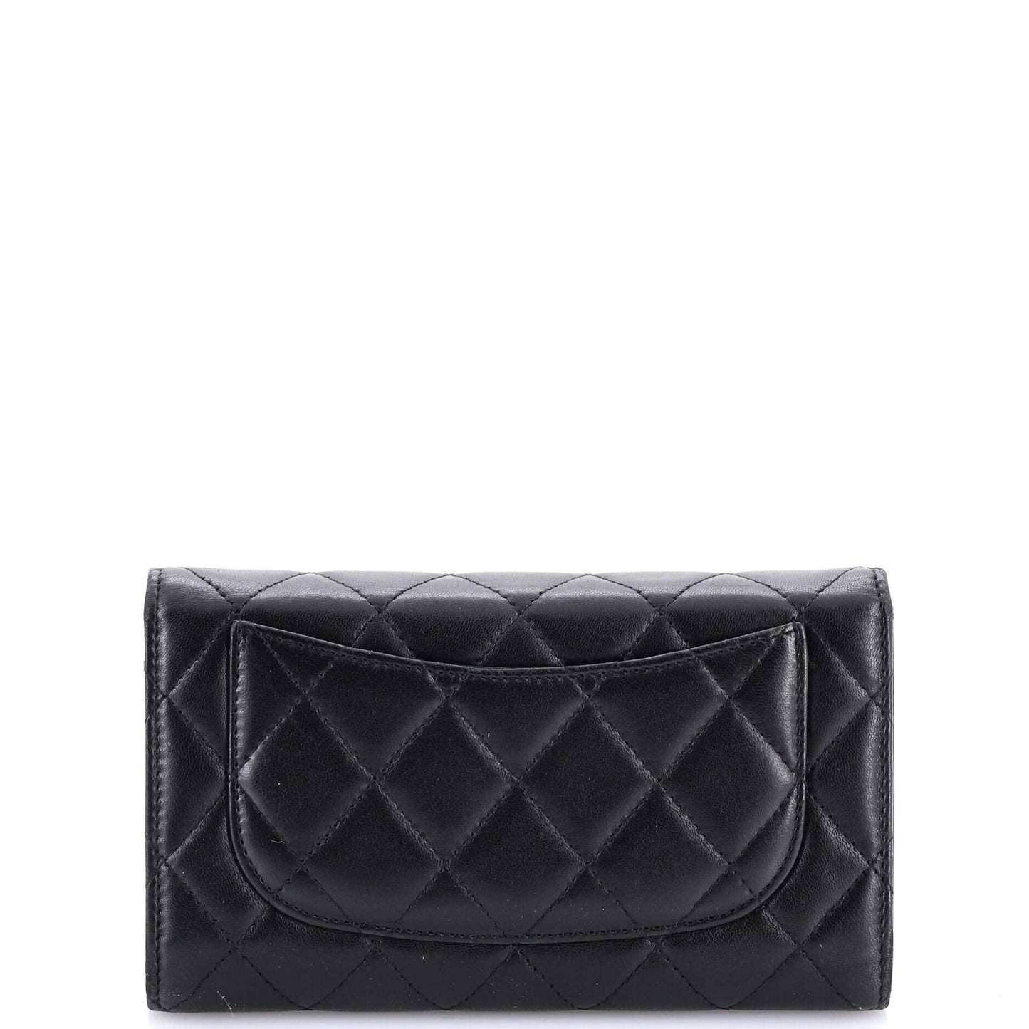 Chanel L-Flap Wallet Quilted Lambskin Long