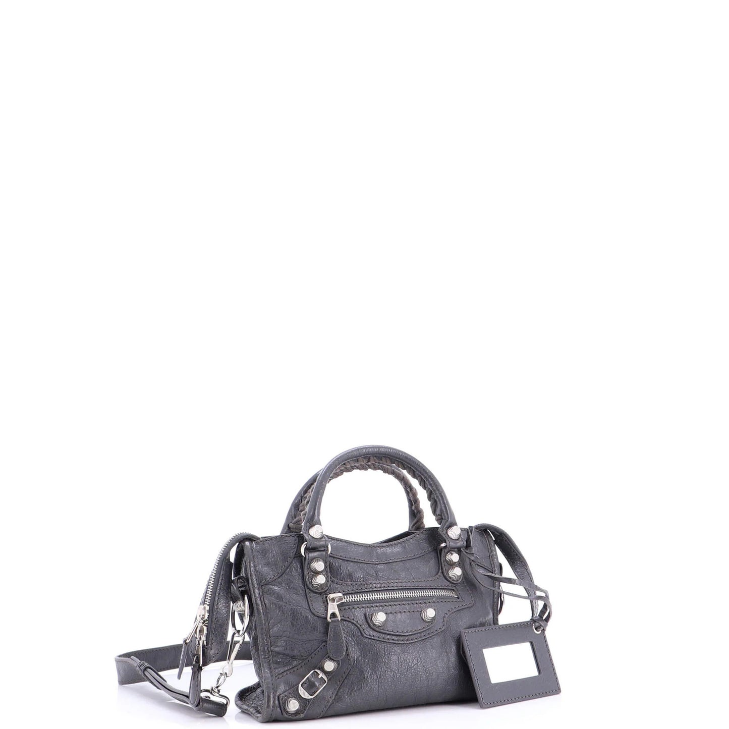 Balenciaga City Classic Studs Bag Leather Mini