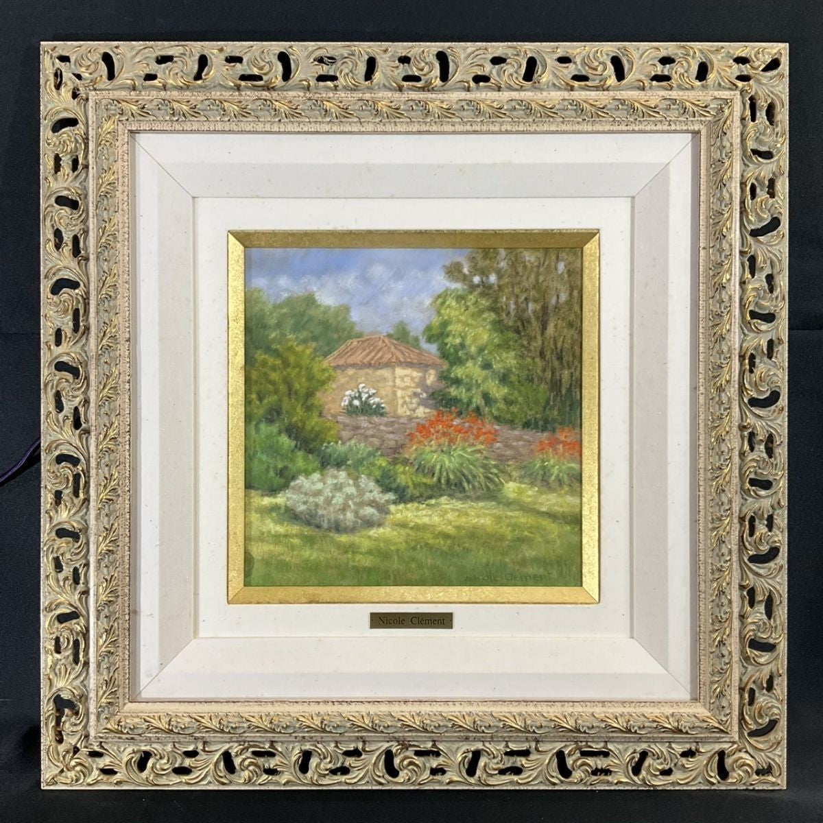 Nicole Clment Original Pastel "Neighbors Barn" French Impressionist Landscape