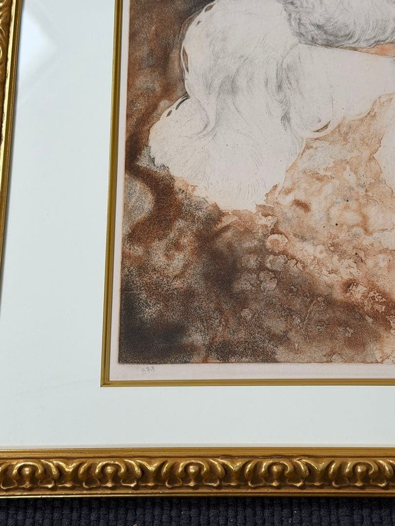 Hand Signed Louis Icart Framed Etching Aquatint 1928 Numbered The Swing