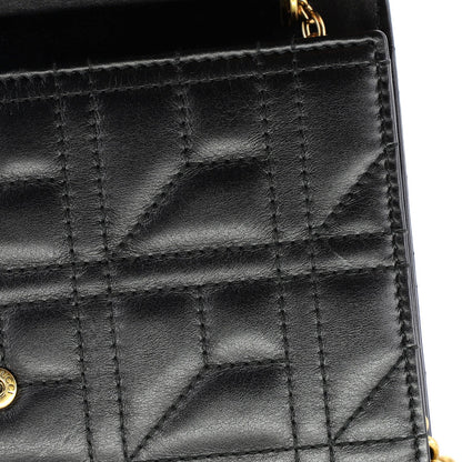 Gucci Pearly Gg Marmont Chain Wallet Matelasse Leather Mini