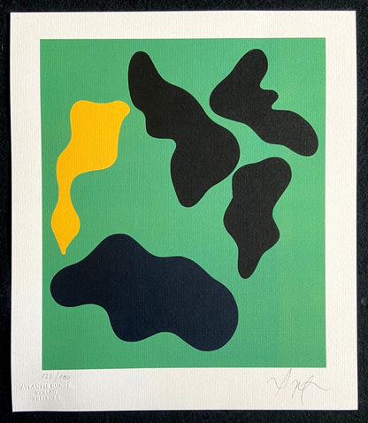 Jean Hans Arp Lithograph Numbered Coa