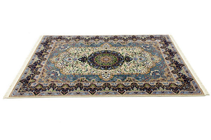 Hand-knotted classic floral medallion rug oriental bedroom carpet