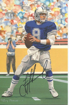 Troy Aikman 1St Day Cover Envelope (Jsa)