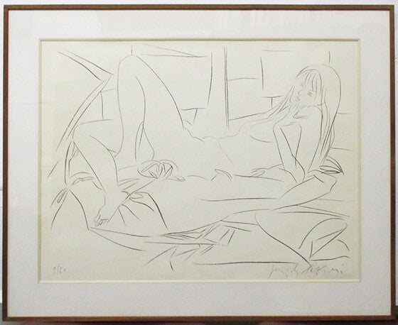 Pericle Fazzini - Women Original Lithograph Ed30
