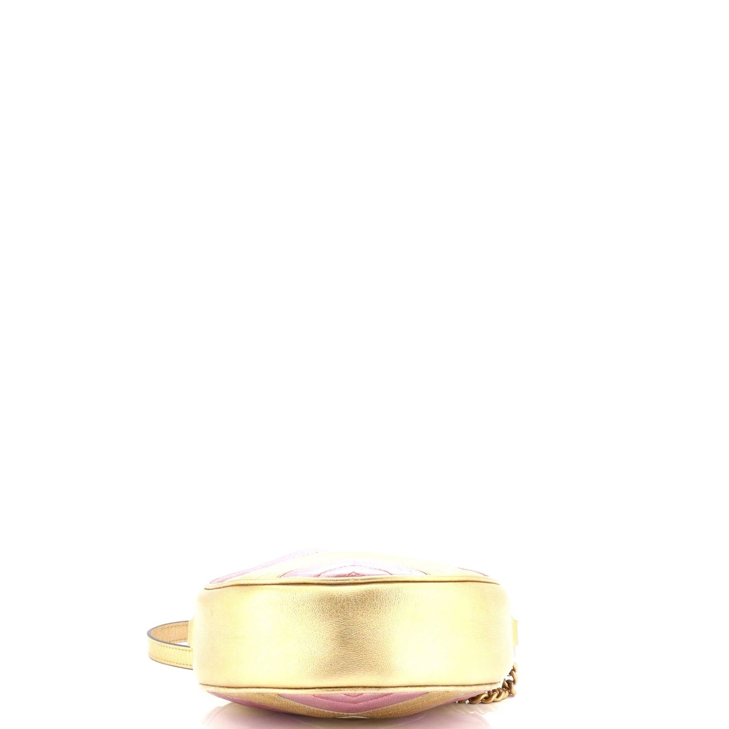 Gucci Gg Marmont Round Shoulder Bag Matelasse Leather Mini