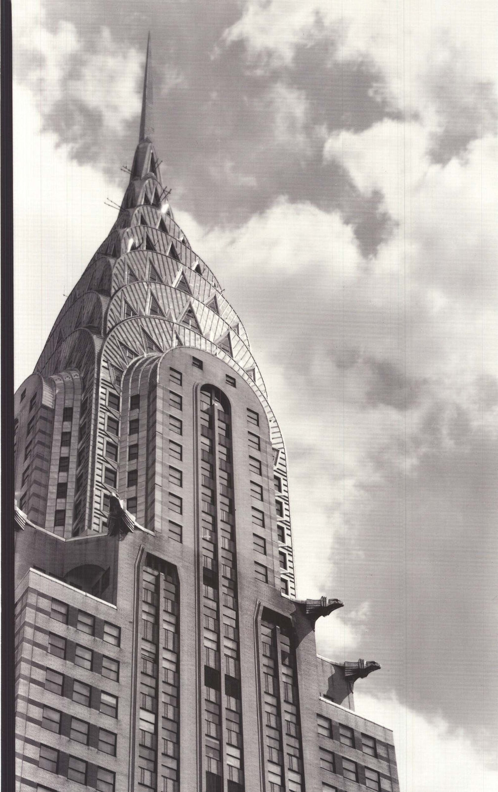 Paula Barr Chrysler Building " Offset Lithograph Photography Black