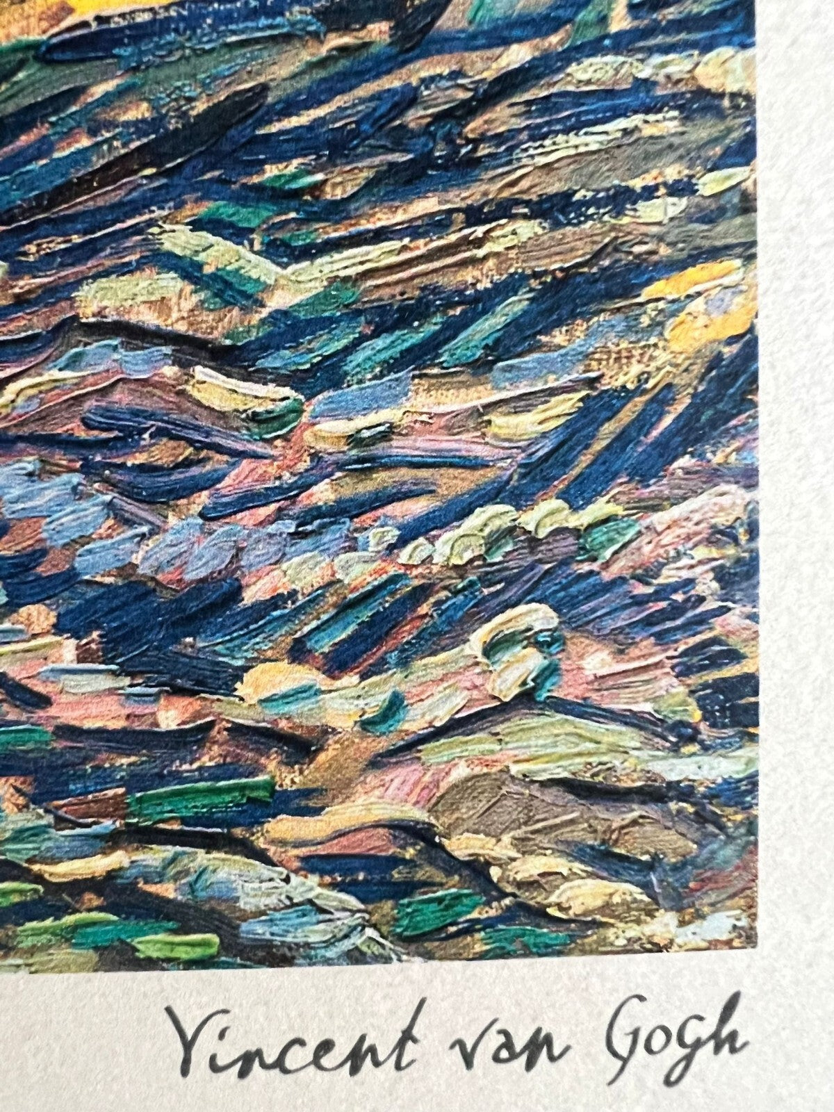 Vincent Van Gogh Lithograph Coa Signed Numbered