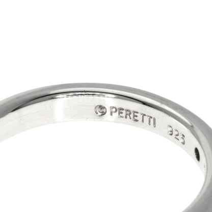 Silver TIFFANY&Co. Stacking band Ruby Ring