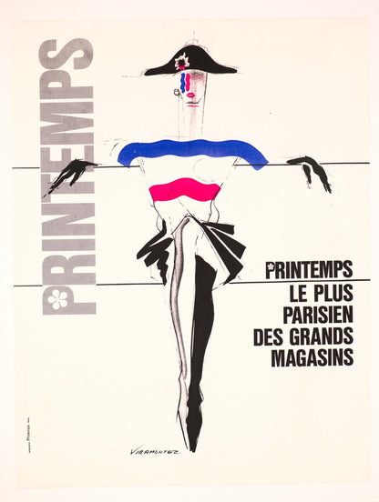 Printemps Le Plus Parisien Des Grands Magasin By Tony Viramontes 1985