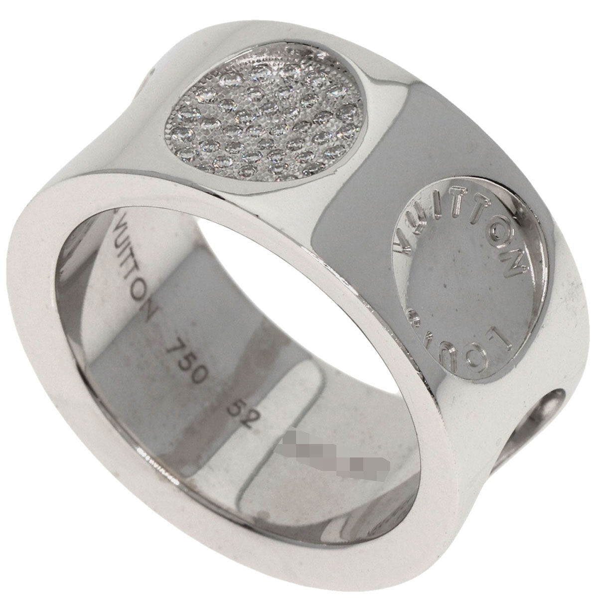LOUIS VUITTON   Ring Grand Berg Empreinte Diamond