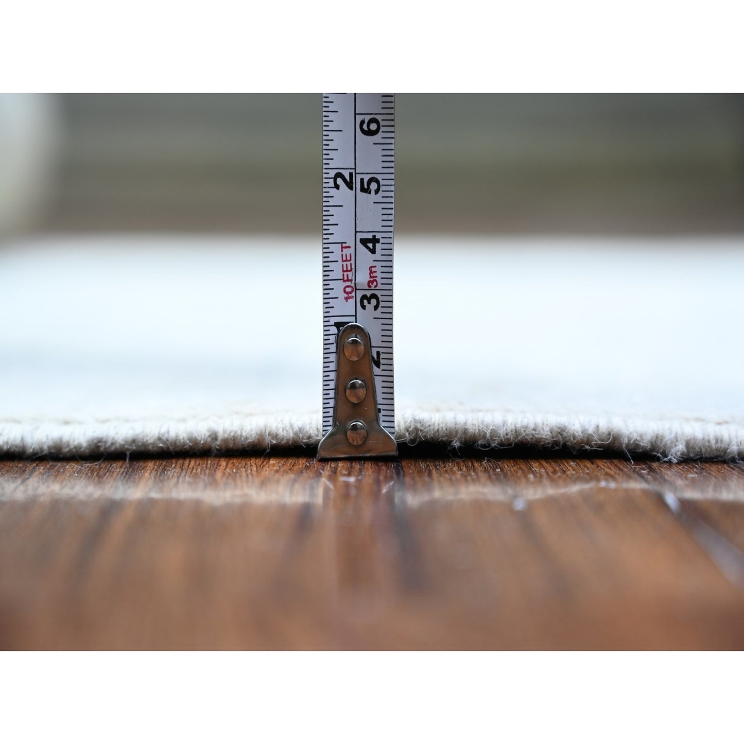 2'10"X15' Timberwolf Gray White Wash Peshawar Hand Knotted Xl Runner Rug